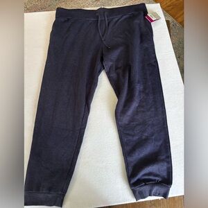 NWT Colosseum Women’s Navy Fleece Jogger Sweatpants XXL Drawstring